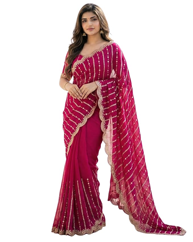 Amazon Brand - Tavasya Womens Saree
