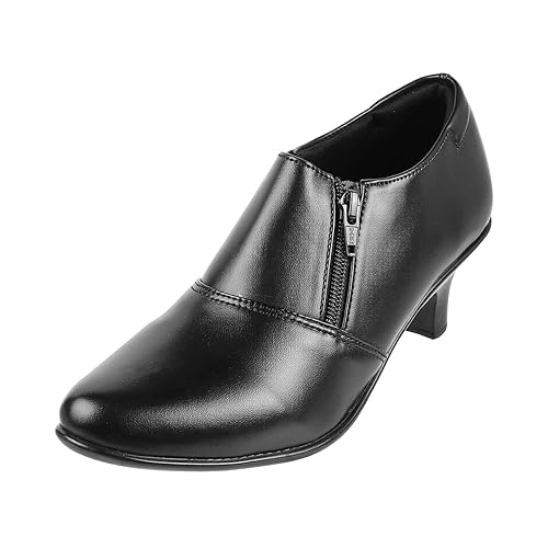 Mochi Women's Glossy Faux Leather Formal Fashion Pumps