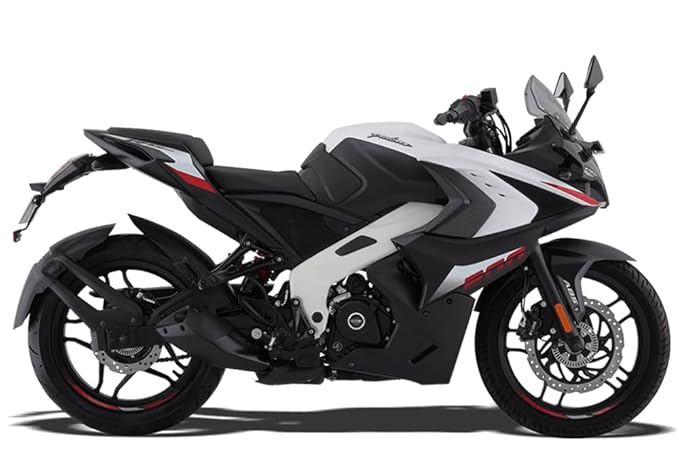 Bajaj Pulsar Rs 200 Motorcycle/Motorbike - White - Ex-Showroom