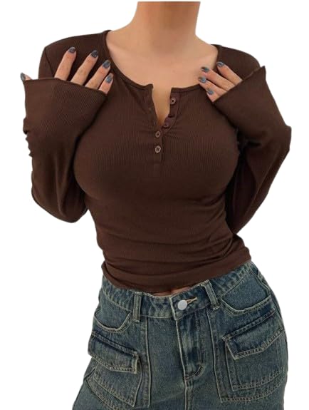 JC JUMMY COUTUREWomen's Quarter Button Full Sleeve Shirt - Stylish & Versatile Tops_PP