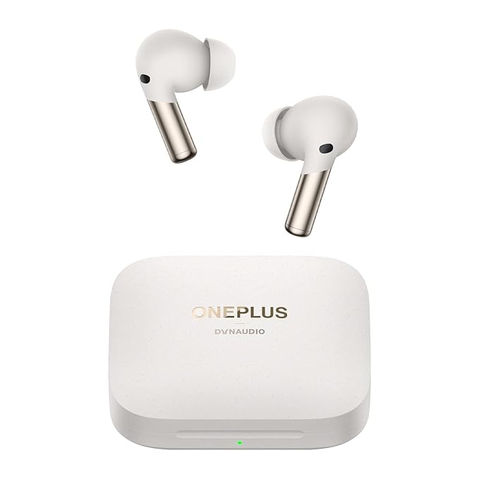 OnePlus Buds Pro 2R Bluetooth Truly Wireless in Ear Earbuds| Up to Rs.1500 Off on Bank Offers | Up-to 45dB Adaptive Noise Cancellation, Dual Drivers, Up-to 40 Hrs Battery [Misty White]