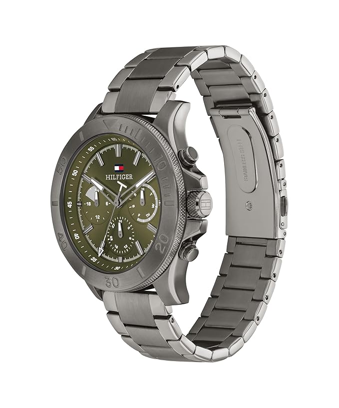 Tommy Hilfiger Men's Multifuction Stainless Steel Bracelet Watch