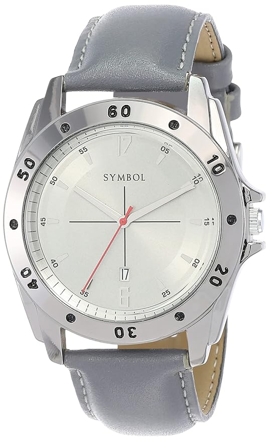 Amazon Brand - Symbol Analog Men's Watch (Dial Colored Strap)