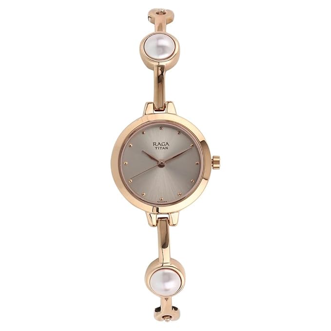 Titan Analog Rose Gold Dial Women's Watch-NM2576WM01 / NL2576WM01/NP2576WM01