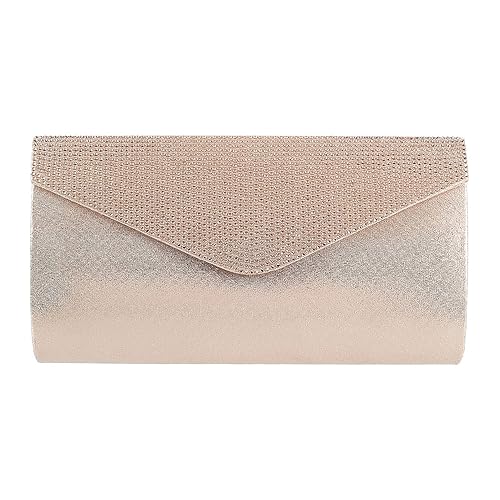 Mochi Faux Leather Secure Magnet Snap Party Clutch For Women (38-7214)