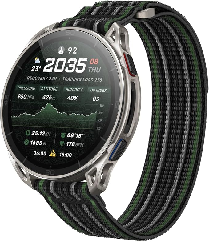 Amazfit Cheetah 2 Ultra 47mm GPS Smartwatch, 1.5" AMOLED Sapphire Glass, Ti Case, 30-Day Battery, Flashlight, 64GB, Offline Maps, 5 ATM, 180+ Sports & HYROX Fitness Tracker for Android & iPhone