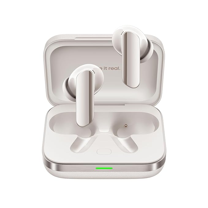 realme Buds Air 7 Pro with Ai Live Translation,11mm+6mm Dual-dac Driver,48 Hrs Playtime,53 dB ANC,LHDC,45Ms Low Latency,360° Spatial Audio,IP55 Dust & Water Resistant,BT 5.4(Glory Beige)