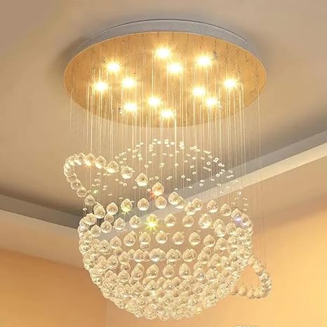 Harold Electricals Swan Wall Light |Luxury Wall Sconce Lamp | Modern Acrylic Lighting Fixtures for Bedroom, Bedside, Living Room,Lobby, café & Home Décor - Golden(Inbuilt LED)