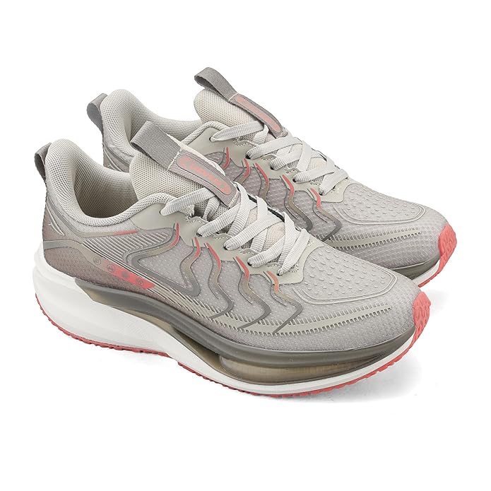 ASIAN Quantum-29 Men’s Running Shoes | Lightweight Sports Sneakers with Breathable Knit Upper, Memory Foam & Anti-Skid Grip | Gym, Training & Walking Shoes