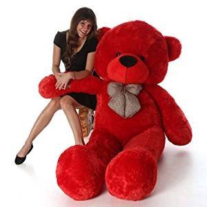 HUG 'n' FEEL SOFT TOYS Teddy Bear, 4 Feet Soft Toys | Soft Toys Girls, Teddy Bears Birthday Gift for Girls Plush & Stuffed Toys