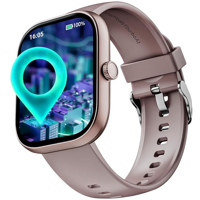 Boat Wave Sigma 3 w/Turn-by-Turn Navigation, 2.01" HD Display, Bluetooth Calling, Crest+ OS, QR Tray, Watch Face Studio, Coins, Emergency SOS Smart Watch for Men & Women(Rustic Rose)