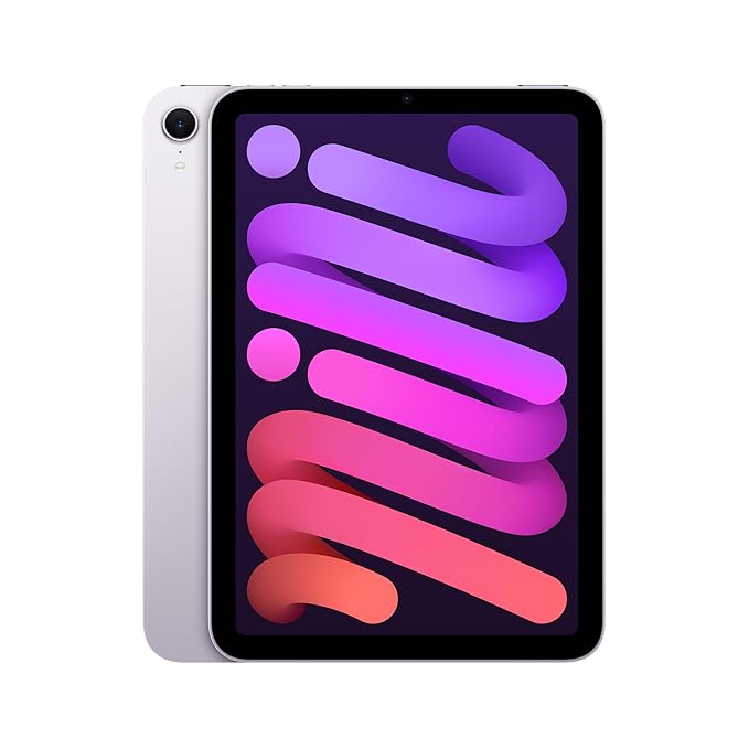 Apple iPad mini (A17 Pro): Apple Intelligence, 21.08 cm (8.3″) Liquid Retina Display, 128GB, Wi-Fi 6E, 12MP Front/12MP Back Camera, Touch ID, All-Day Battery Life — Purple
