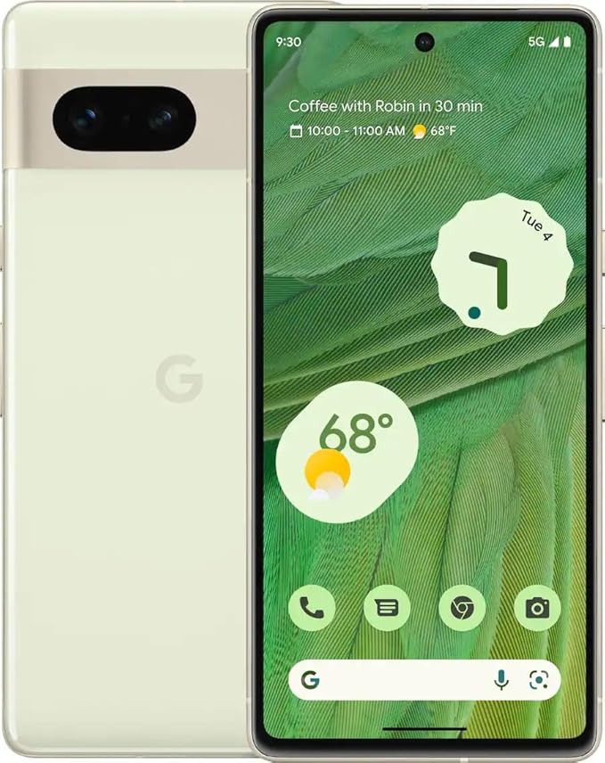 Google Pixel 7 5G (Lemongrass, 8GB RAM, 128GB Storage)