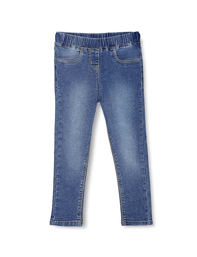 Amazon Brand - Symbol Girls Cotton Rich Stretchable Jogger Jeans | Elasticated Waistband | Jeggings | Age 2-12 Years