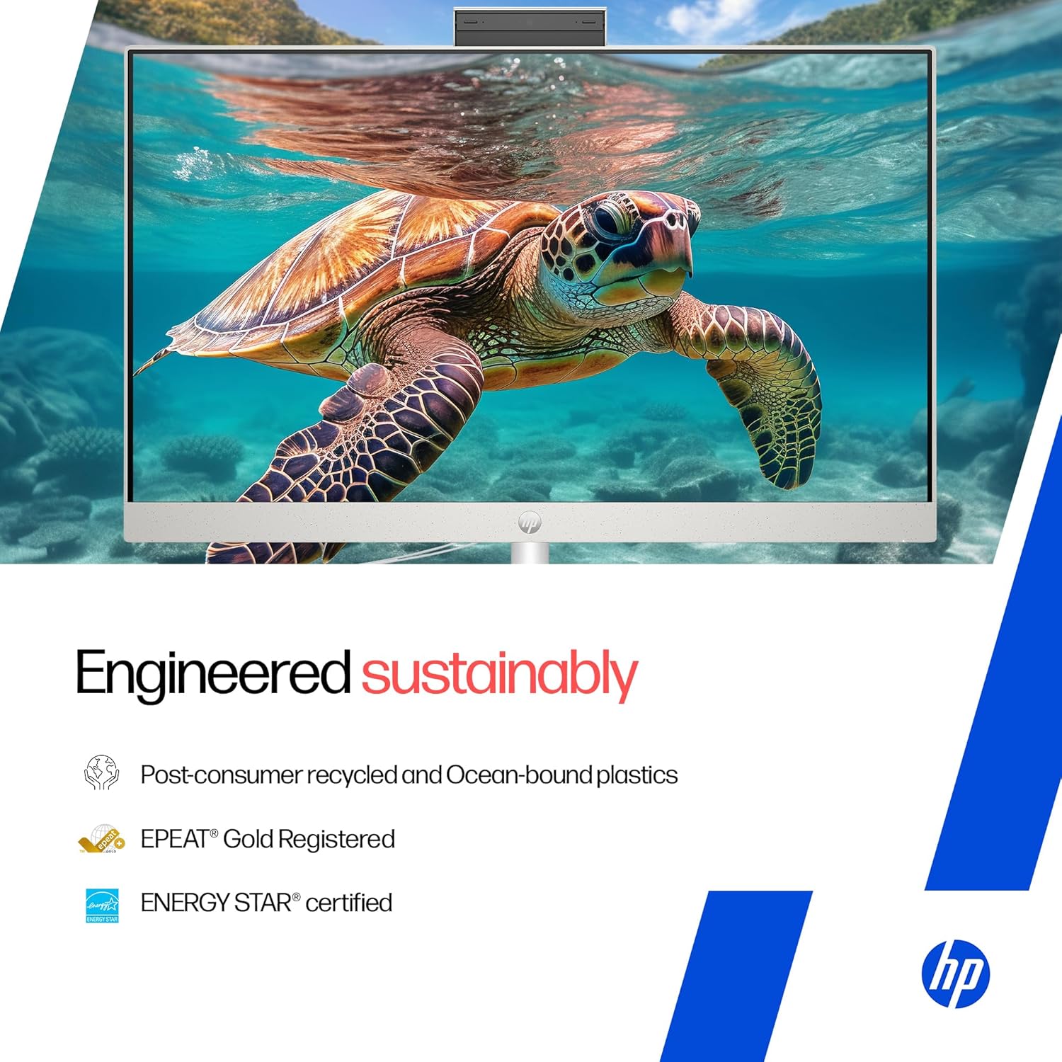 HP All-in-One, 13th Gen Intel Core i3-1315U (8GB DDR4, 512GB SSD) IPS,300 nits, Anti-Glare, FHD, 27''(68.6cm), Win11, M365* Office 24, Shell White, 6.42kg, FHD IR tilt Camera, 27-cr0902in/cr0906in