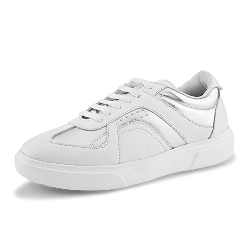 Centrino Women’s Sneakers | Cushioned Insole Trendy Shoes | Stylish Modern Sneakers | Lightweight Casual Solid Walking Sneakers| Perfect for Running/Training/Gym/Office Wear Casual Shoes (9349)