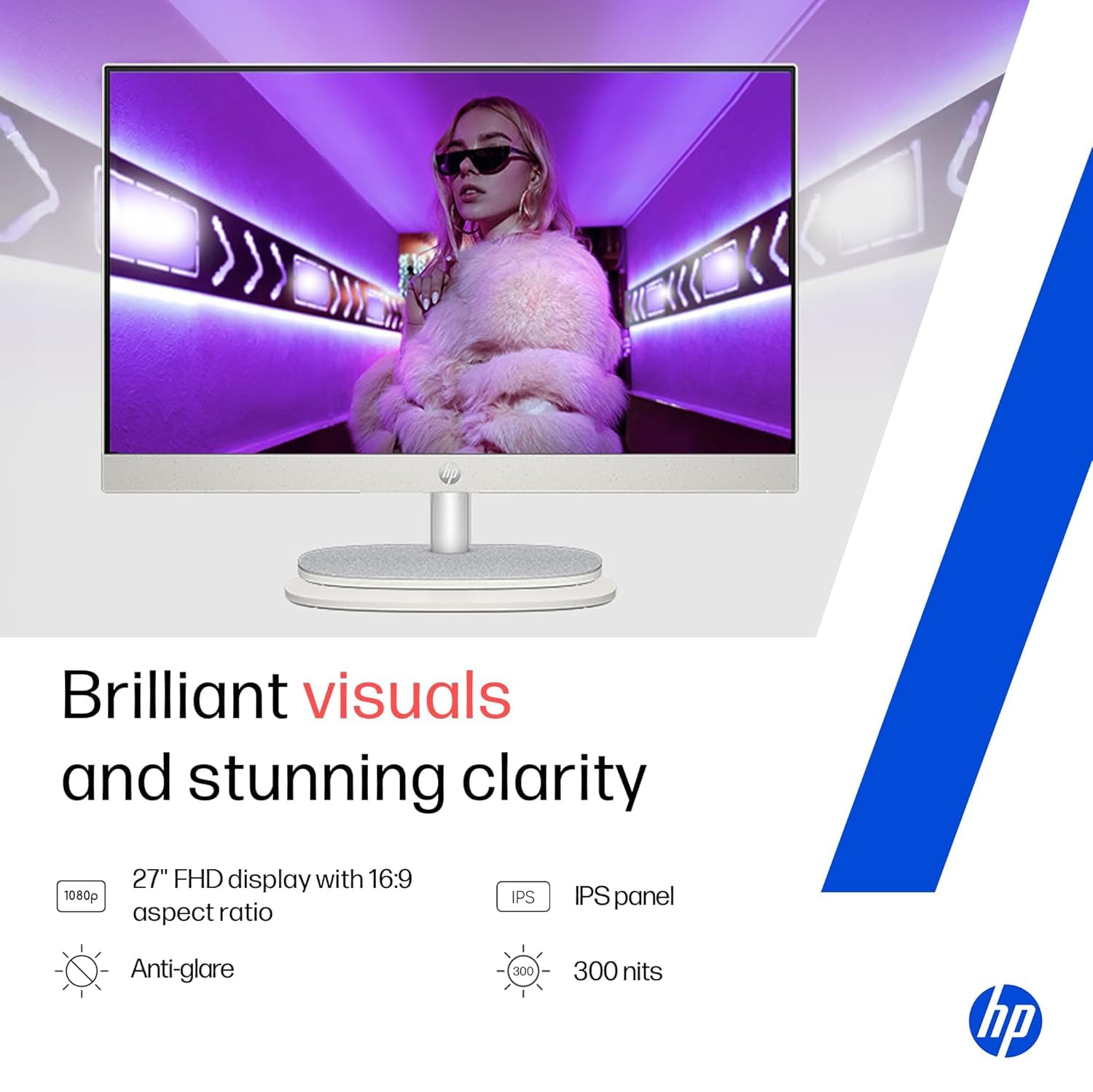 HP All-in-One, Intel Core Ultra 7 155U (16GB DDR5,1TB SSD) IPS, 300 nits, Touch, Anti-Glare, FHD, 27inch(68.6cm), Win11, M365*, Shell White, 6.72kg, FHD IR tilt Camera w/Privacy shuttter, 27-cr1418in