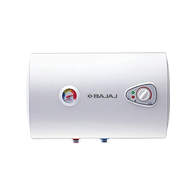 Bajaj Majesty 15GMH (RF) 15-Litre 2000-Watt Storage Water Heater | Swirlflow Technology | Magnesium Anode Rod | Adjustable Thermostat 【White】