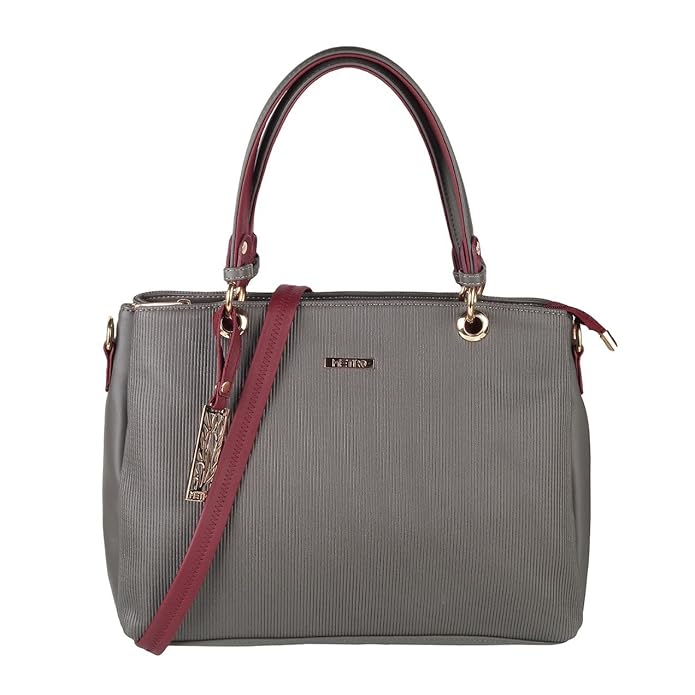 Metro Women Faux Leather Handbag with Detachable Sling
