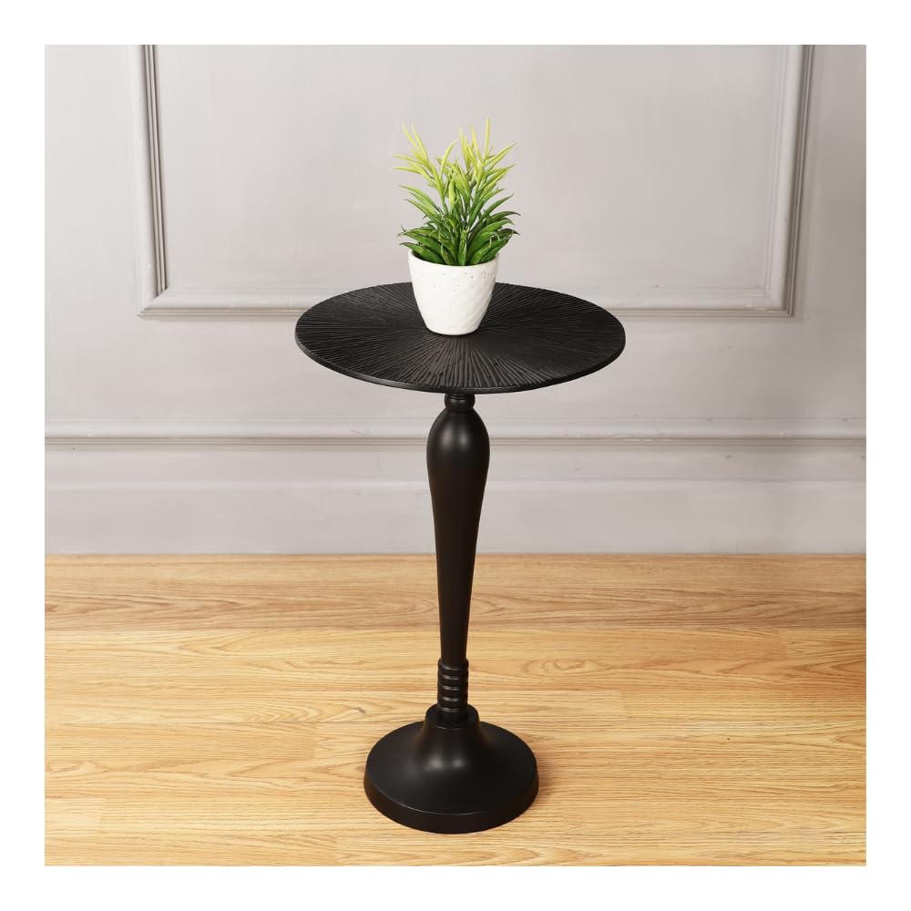 Decor de Maison Brings The Carla Side Luxury Gold Accent Side Table | Modern Metal End Table for Living Room, Bedroom & Sofa Side | Designer Home Decor Furniture(19 Inch Height) I