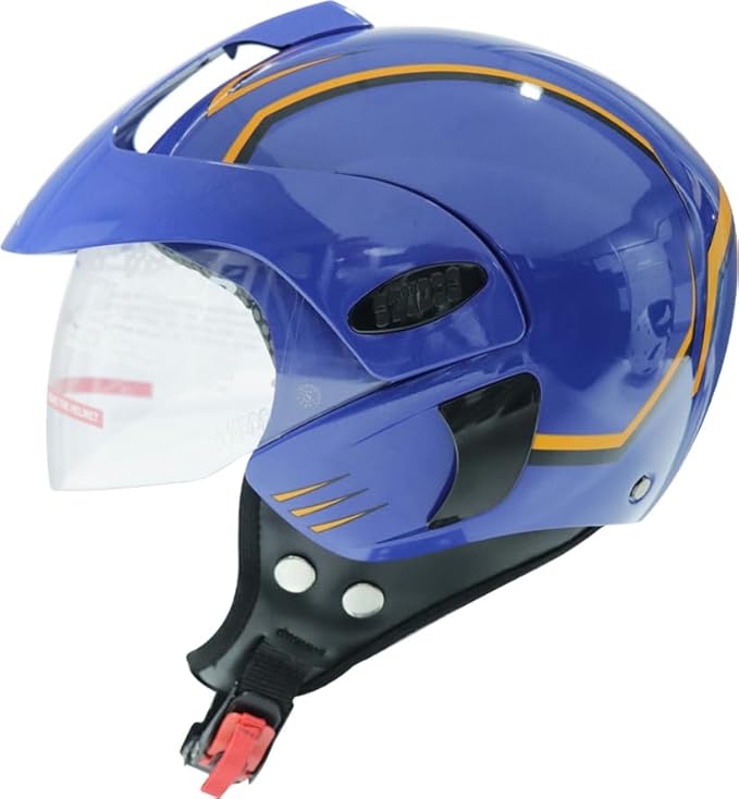TVS Helmet for Boys & Girls | Adjustable Helmets for Boys & Girls | Bicycle Helmets |Size:3XS (500mm)|(Blue with Yellow)