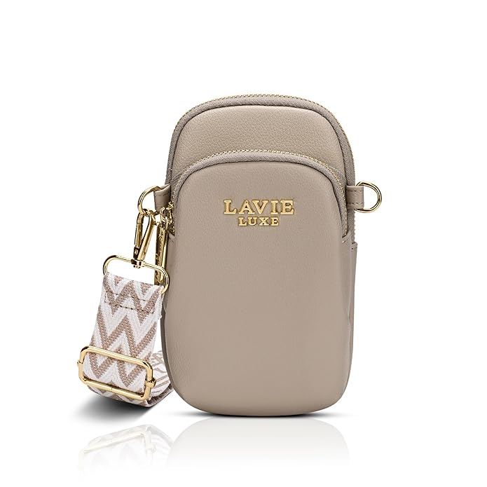Lavie Luxe Women's Mobile Vertical26 2-Compartment Crossbody Sling Bag | Ladies Purse Handbag | Gift for Women