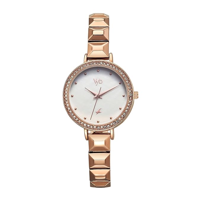Fastrack Analog Mother of Pearl Dial Women's Watch-FV60050WM01W
