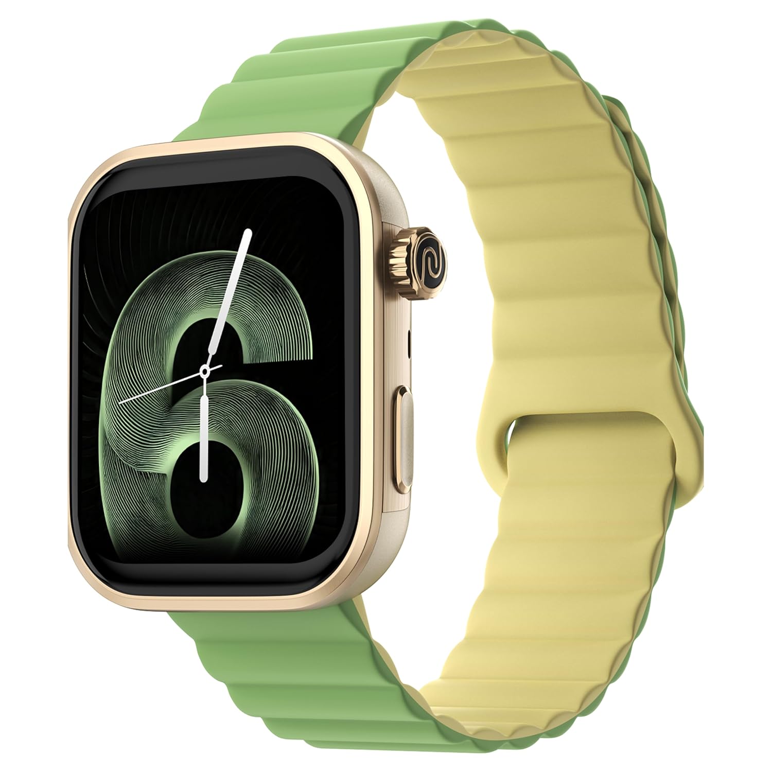 Noise Pro 6 Smart Watch:Intelligent AI, Endless AI Watch Faces, AI Companion, 1.85” AMOLED, EN2 Processor, Nebula UI 2.0, Emergency SOS, Compatible with iOS & Android(Magnetic Lime)