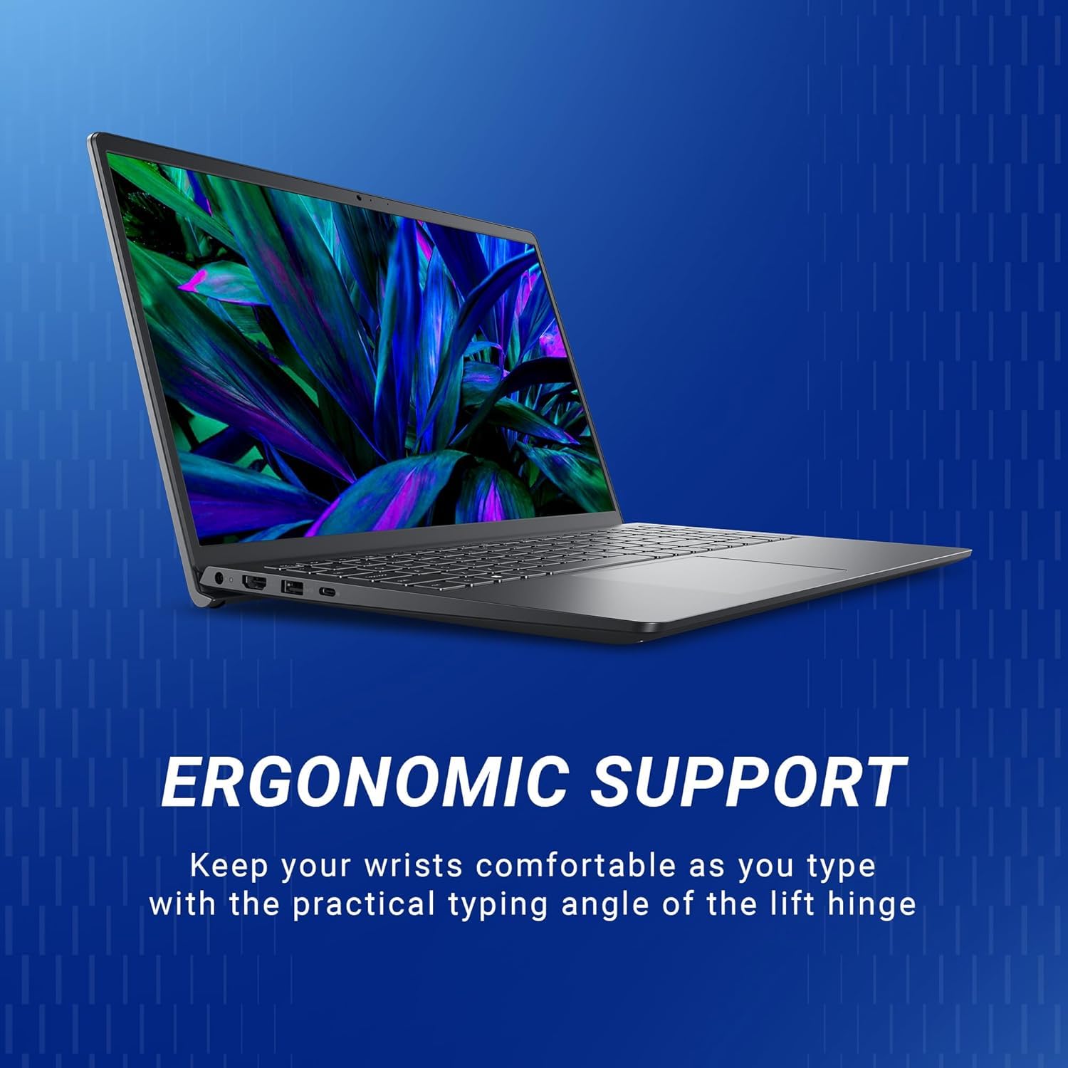 Dell 15 (Previously Inspiron) Laptop, 14th Gen Intel Core i3/Core 3 100U Processor, 16GB DDR4, 512 SSD, Intel UHD Graphics, 15.6" FHD 120Hz IPS AG 250 nit Display, Win 11 + Office 2024, Black, 1.63Kg