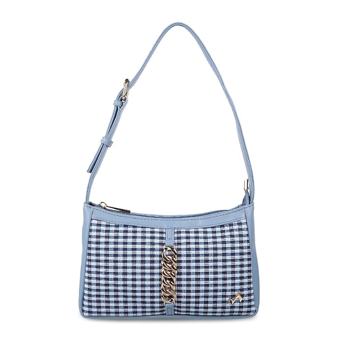 Metro Women Classic Houndstooth Shoulder Bag
