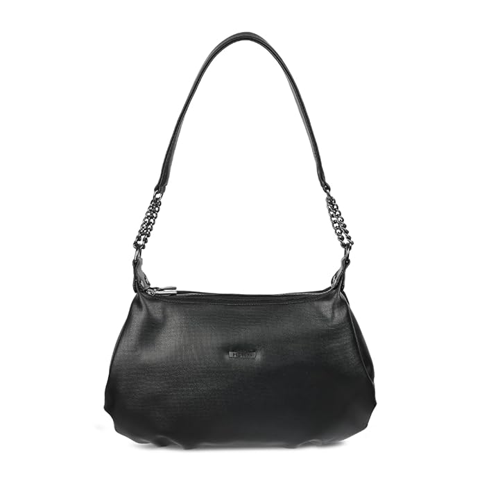Metro Women Stylish Women Spacious Chain Detail Casual Handbag