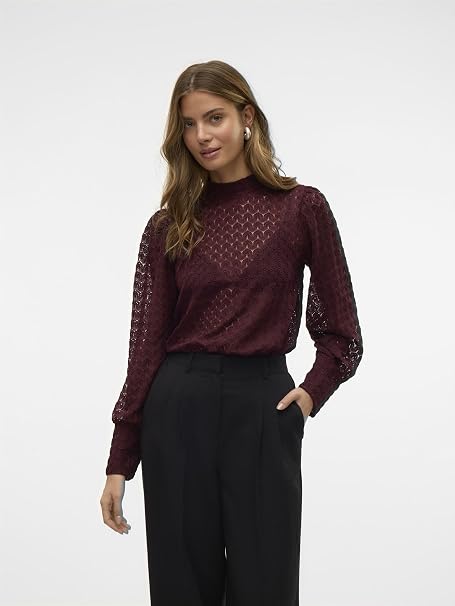 VERO MODA ' Women's' Solid Regular Fit T-Shirt