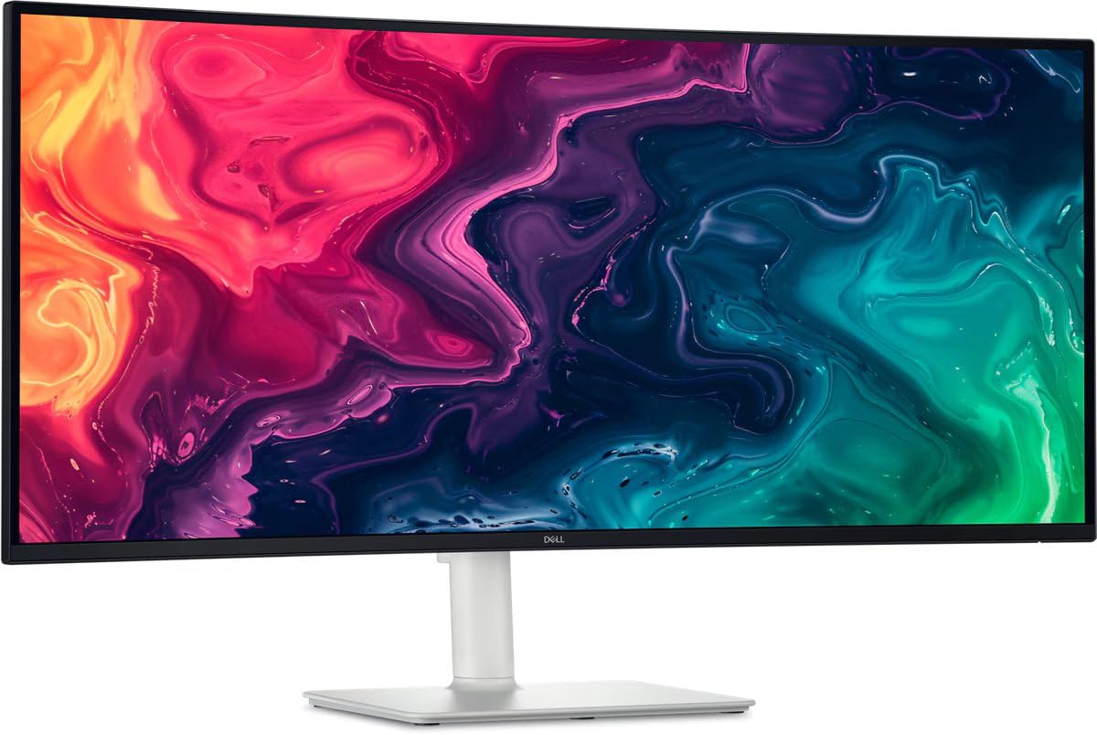 Dell S3425DW 34"/86.36 cm USB-C Curved Monitor|Titan Grey|VA 120Hz|300 cd/m2 | 4 ms, Contrast 3,000:1| Tilt, Height & Slant Adjustable|Ports: 2X HDMI| 2 * 5W Speakers|99% SRGB |AMD Freesync Premium