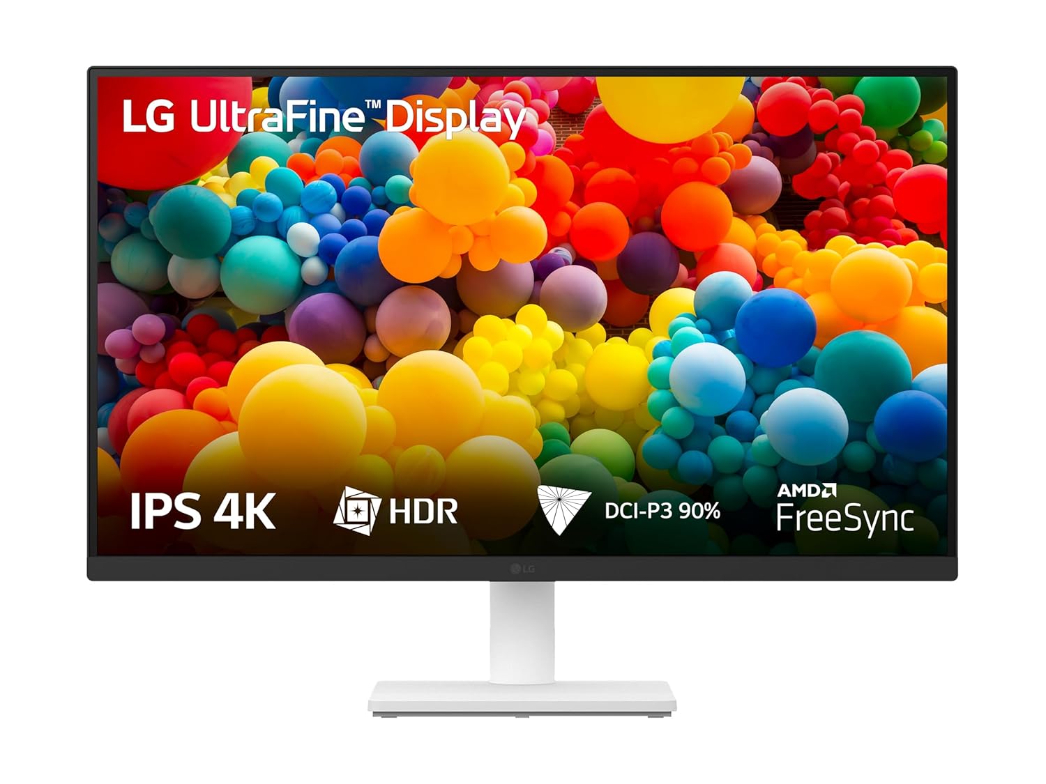 LG 27US500-W computer monitor 68.6 cm (27") 3840 x 2160 pixels 4K Ultra HD LCD White