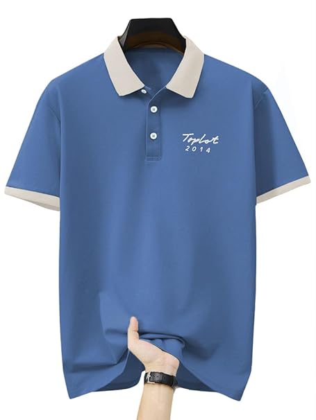 TOPLOT Men Regular Fit Polo || T Shirt for Men (5243)