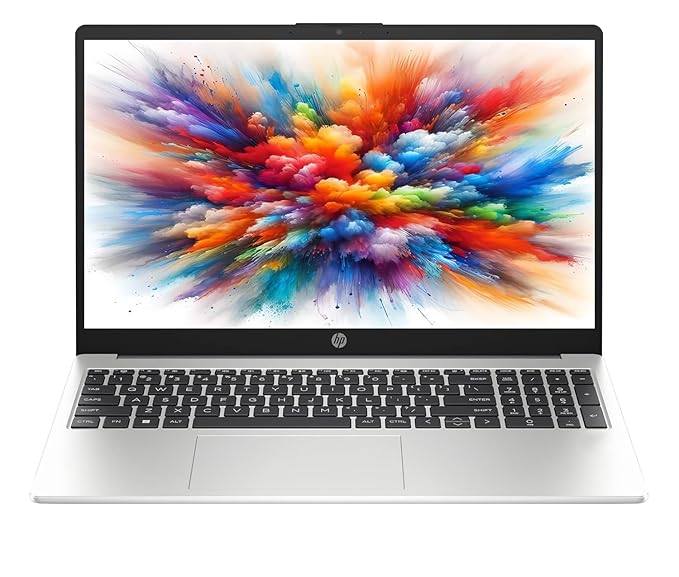 HP 15 (2026), AMD Athlon Dual Core 7120U - (8 GB DDR5/512 GB SSD/AMD Radeon 610M Graphics/Windows 11 Pro) Thin and Light Business Laptop/15.6" HD Display/Turbo Silver/Copilot Key/1.5kg/MS Office