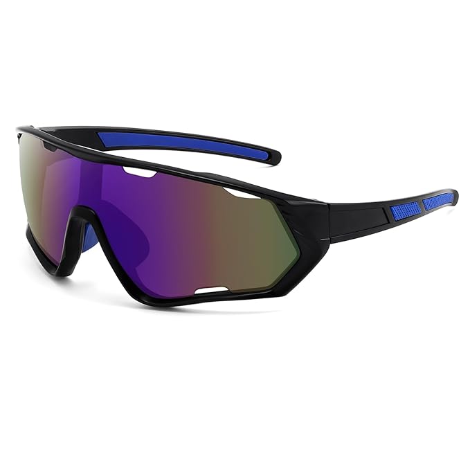 Karsaer Sports Sunglasses Fashion Cycling Glasses UV400 Protection Unisex Outdoor Running E1441