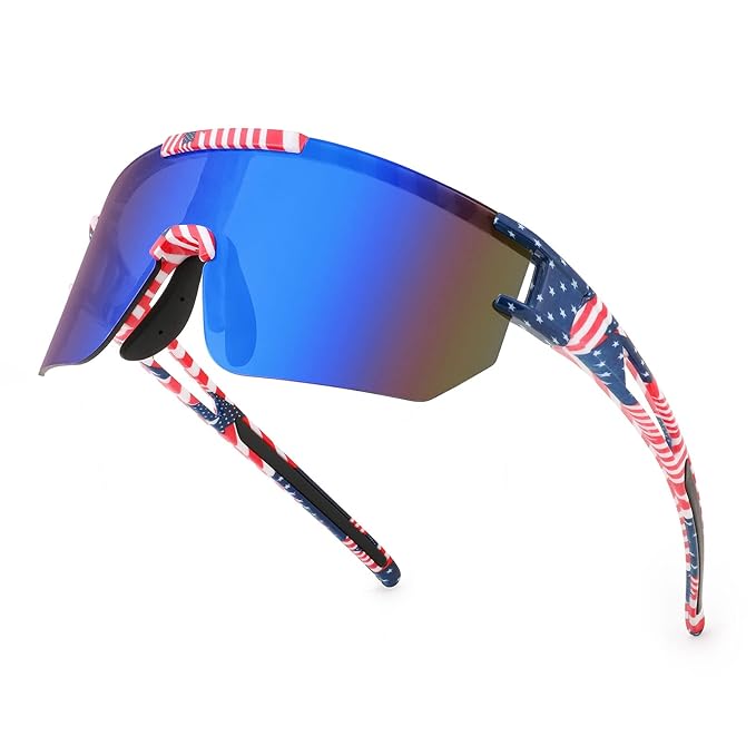 Karsaer Sports Sunglasses Women Men Cycling Running Driving Skiing Fishing Biking Outdoor Glasses UV Protection Lens E1080