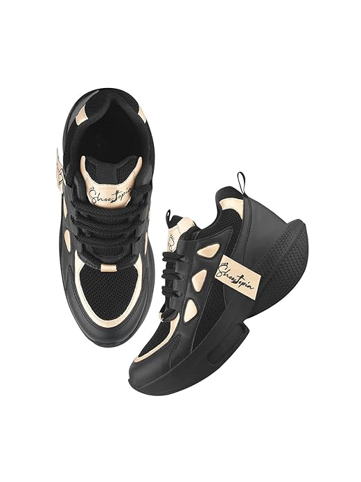 Shoetopia Women Lace Up Sneaker Shoes