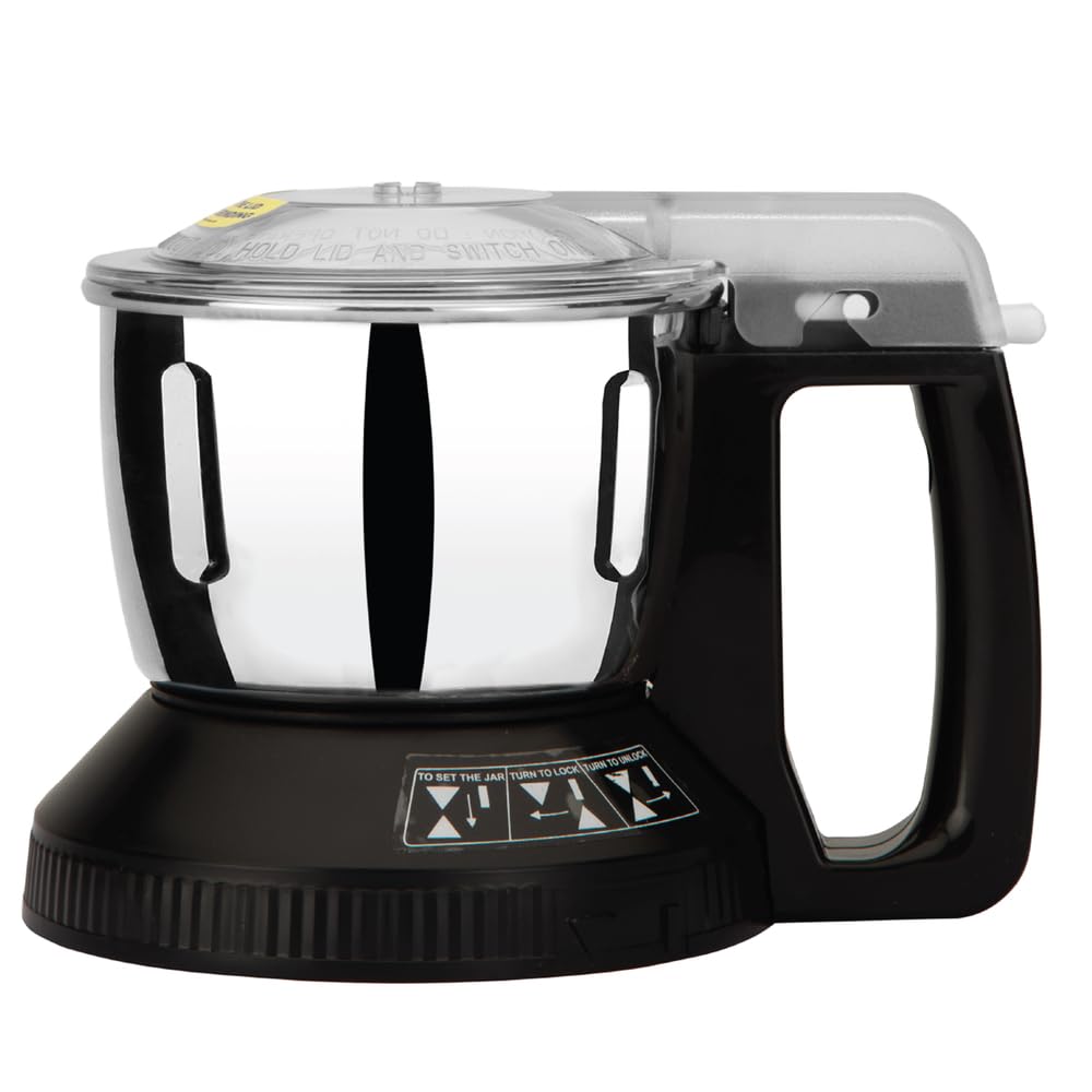 Panasonic AC-310MA 600 ML Multi Jar Steel with Safety Lock (Black) (Suitable for MX Series Models AC560, AC555, AC460, AC400, AC360, AC350, AC310, AC300, AC250, AC220, AC210)