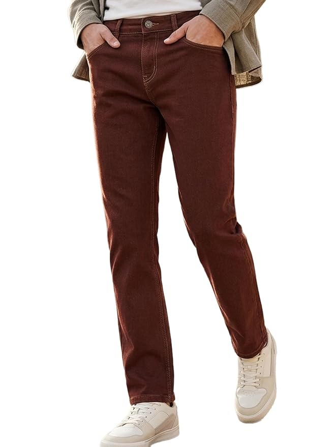 Urbano Fashion Men's Regular Fit Washed Jeans Stretchable