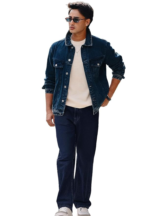 Urbano Fashion Men's Loose Mid Rise Jeans