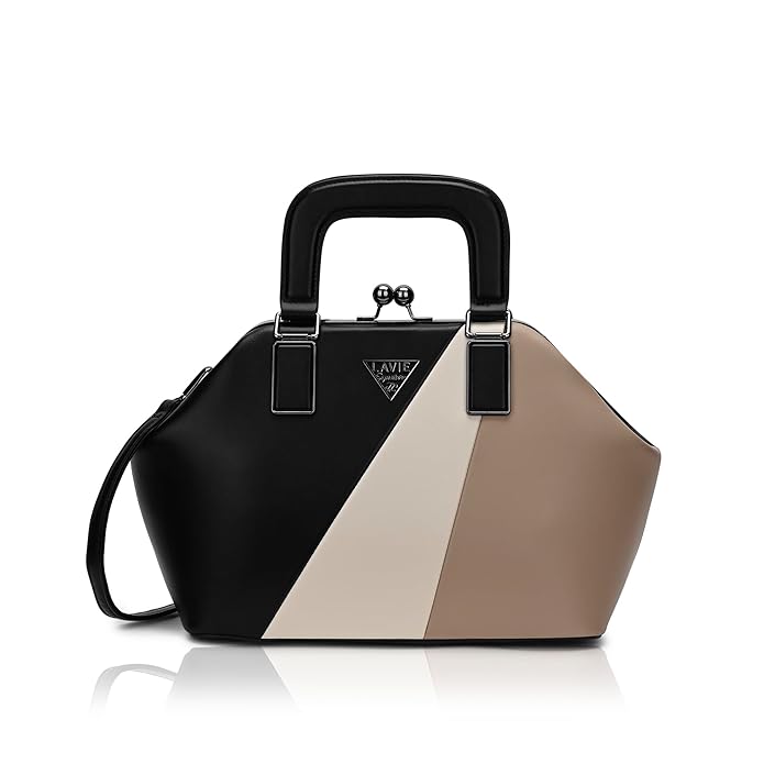Lavie Signature Women's Macon Frame Satchel Bag | Satchel Handbag for Work | Ladies Purse | Stylish Shoulder Bag | Gift for Women