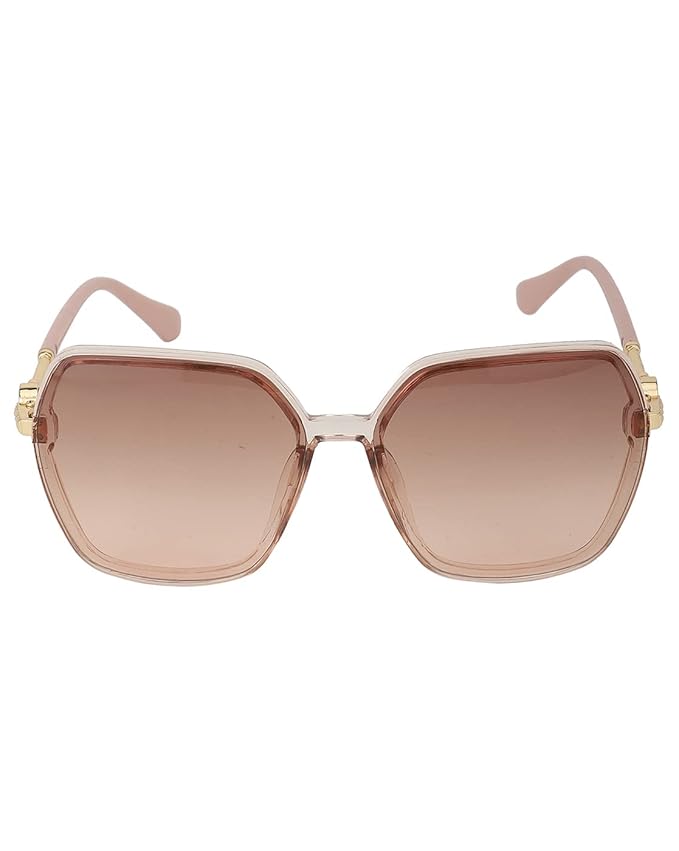 Carlton London Women Polarised & UV Protected Lens Full Rim Oversized Sunglasses, Multicolour