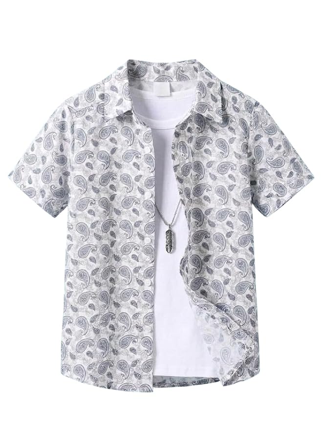 Tagas Boys' Shirt ||Cloth for boy and Kids||Casual Vacation Shirt||Half SleeveShirt||Running wear for boy|