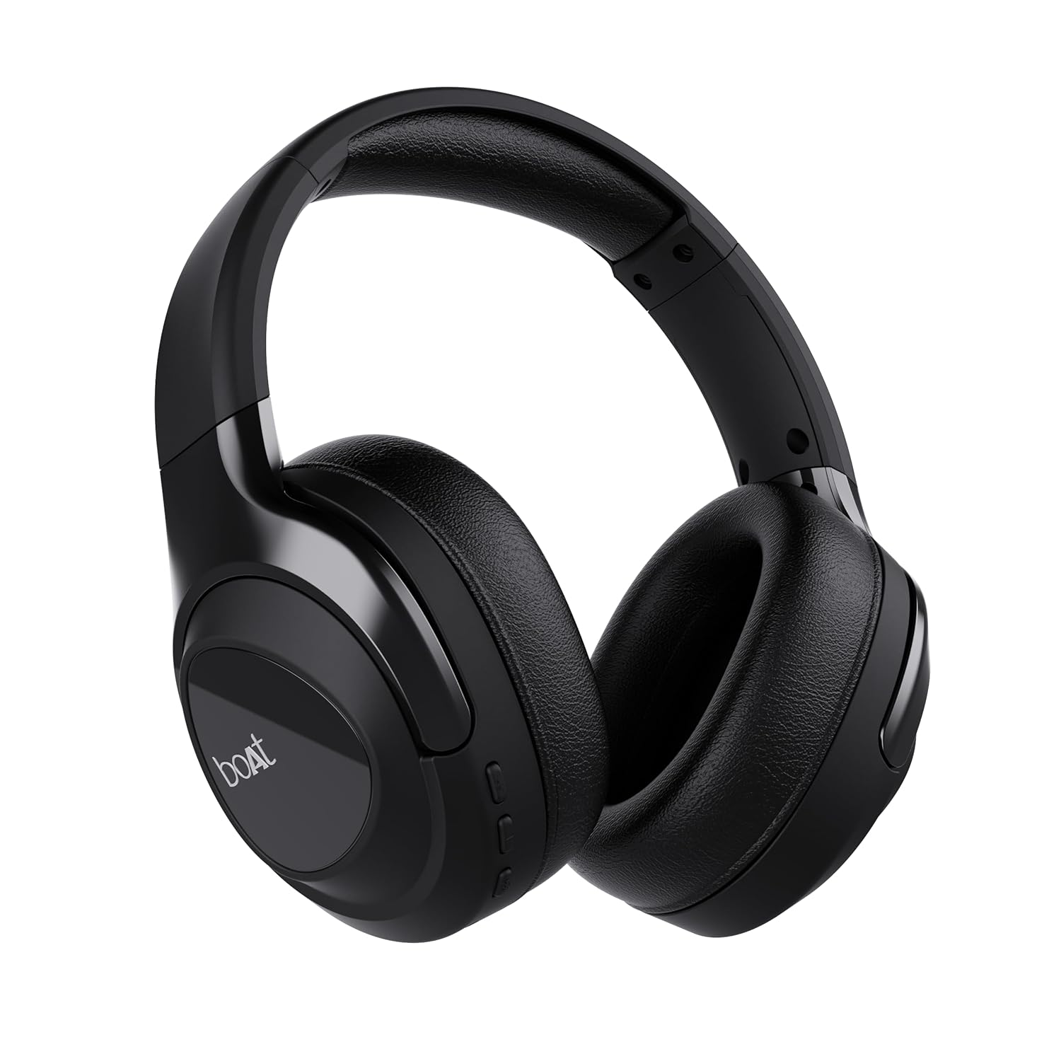 Boat Nirvana Eutopia Bluetooth Over Ear Headphones with Head Tracking Function, Spatial Audio,20 HRS Playtime, Enx™ Tech, ASAP™ Charge, Hearables App(Android & iOS Compatible)(Primia Black)