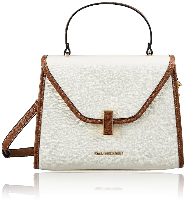 Van Heusen Women's Handbag |Structured Dual Tone| Handbags for Women | Bag for both Work and Weekend | Ladies purse | Stylish Hand Bag |Gift For Women
