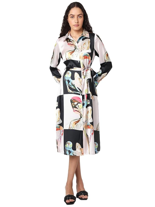 VERO MODA Midi Shirt Dress for Women