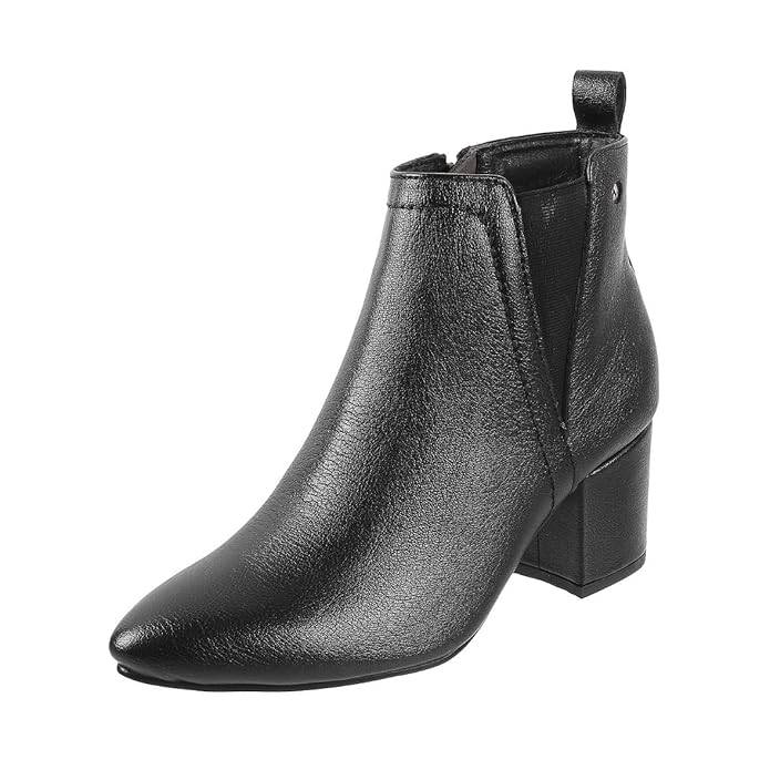 Metro Women Synthetic Leather Chelsea Boot