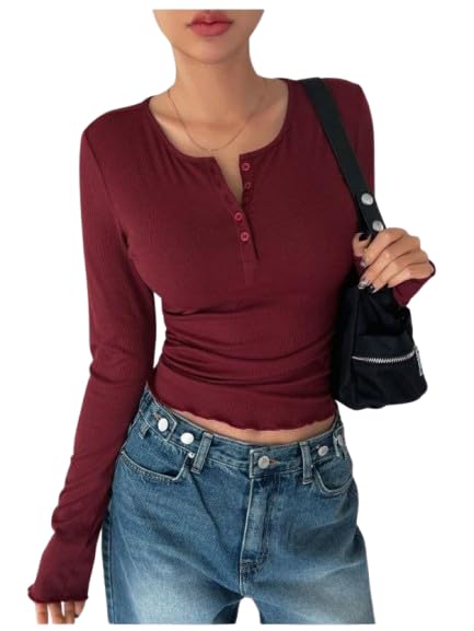 JC JUMMY COUTUREWomen's Quarter Button Full Sleeve Shirt - Stylish & Versatile Tops_PP